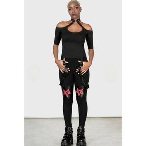 3 for 20! Killstar Black and Red Leggings